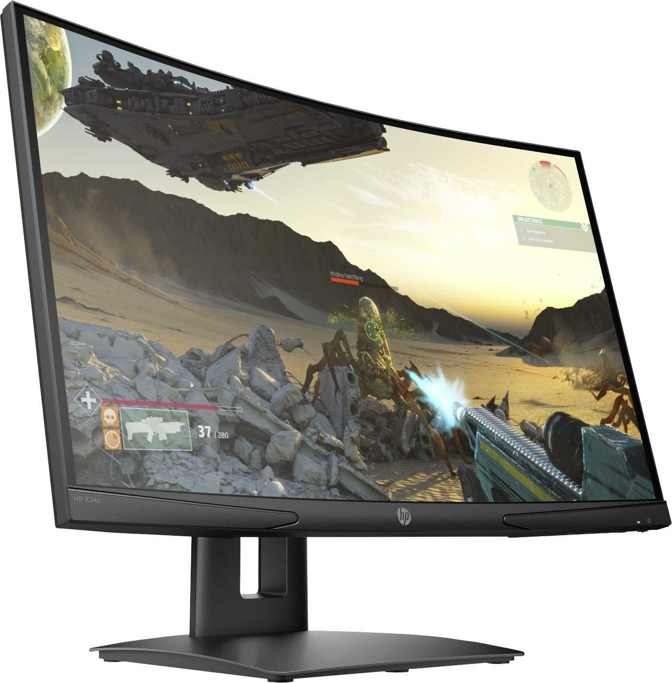 Monitor HP Gamer 23,6" Pulgadas X24c Negro