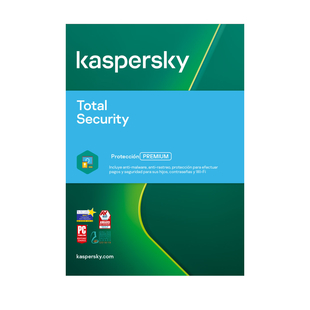 Pin Antivirus KASPERSKY Total Security 3 dispositivos - 1 año