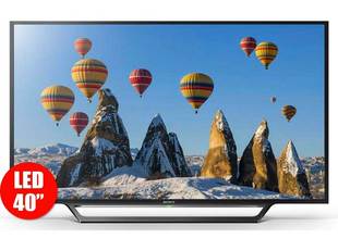 TV SONY 40" Pulgadas 101.6 Cm 40W657D LED Full HD Plano Smart TV
