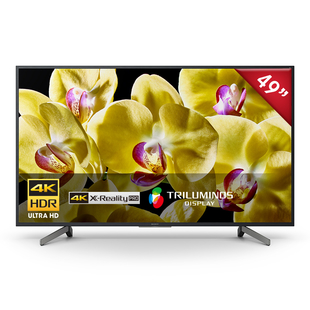 TV SONY 49" Pulgadas 123 Cm 49X807G LCD 4K-UHD Plano Smart TV
