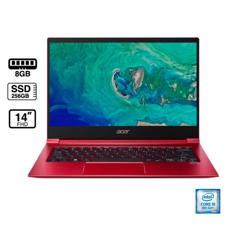 Computador Portátil ACER SF314-55-546Q Intel Core i5 14" Pulgadas RAM 8 GB Disco Estado Sólido 256 GB Rojo