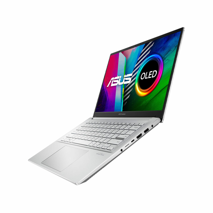 Computador Portátil ASUS VivoBook Pro OLED 14" Pulgadas M3401QC - AMD R7 - RAM 16GB - Disco SSD 512GB - Plateado