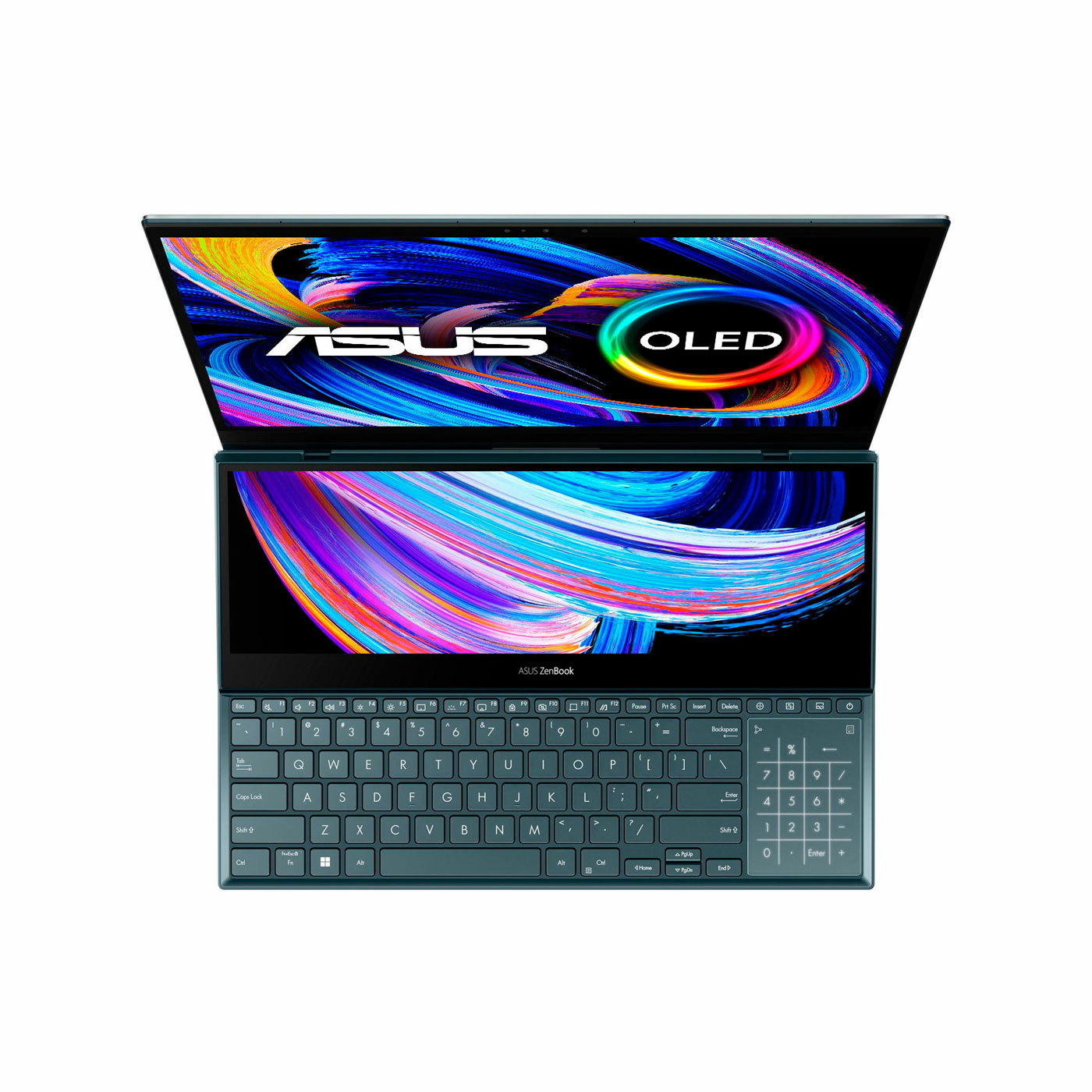 Computador Portátil ASUS Zenbook Pro Duo OLED 15,6" Pulgadas UX582ZM - Intel Core I9 - RAM 32GB - Disco SSD 1TB - Azul + Obsequios