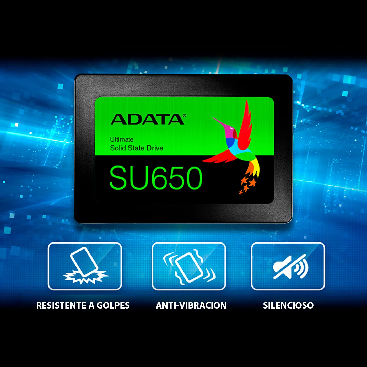 Unidad Estado Solido ADATA SU650 256GB