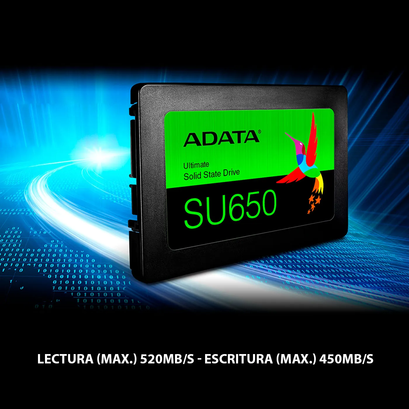 Unidad Estado Solido ADATA SU650 256GB