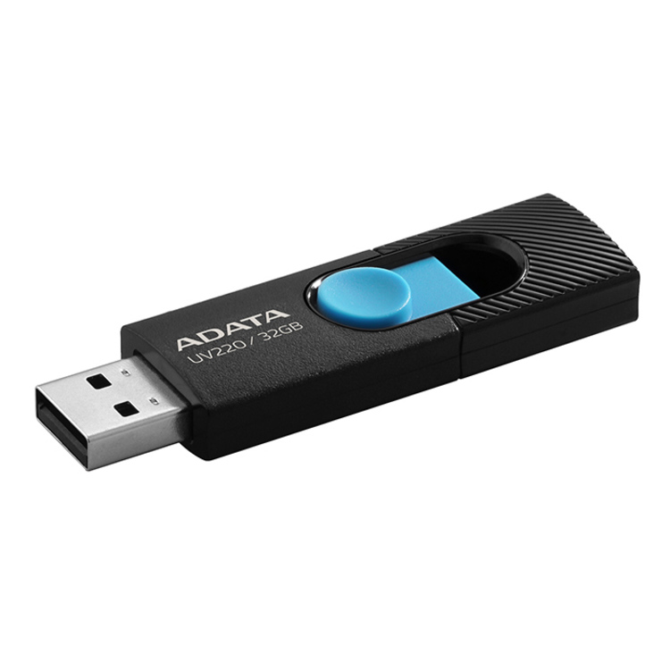 Memoria USB ADATA 32 GB Negra/Azul UV220