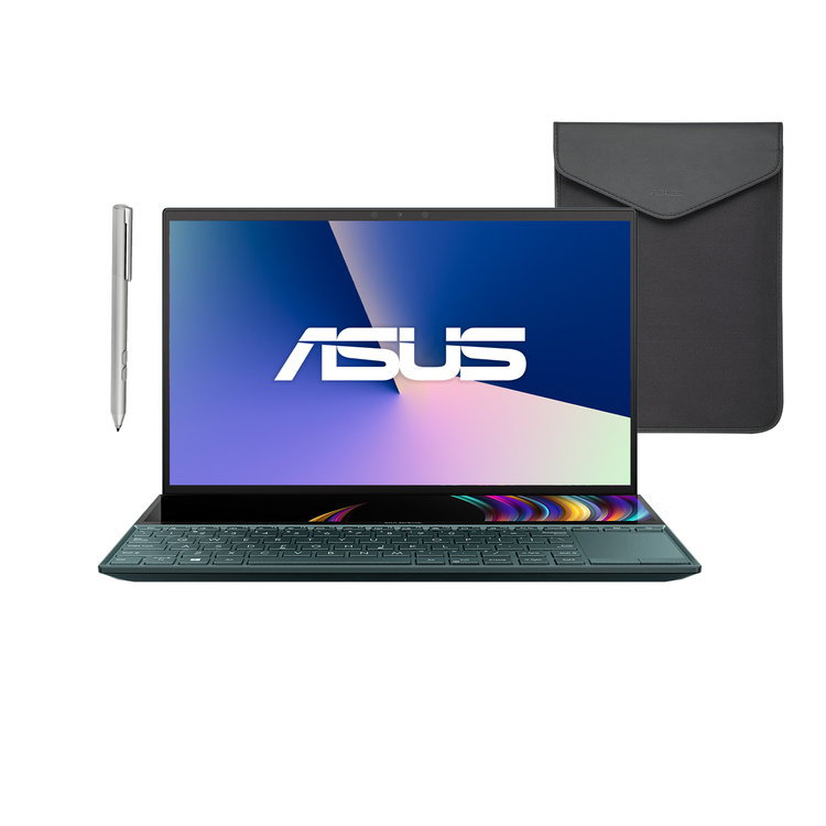 Computador Portátil ASUS Zenbook Pro Duo 14" Pulgadas UX481FL-HJ112TS Intel Core I7 RAM 16GB + 32GB Intel Optane Disco Estado Sólido 512 GB -Azul