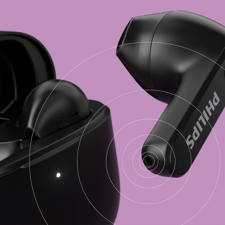 Audífonos PHILLIPS Inalámbricos Bluetooth In Ear TWS TAT2236 Negro