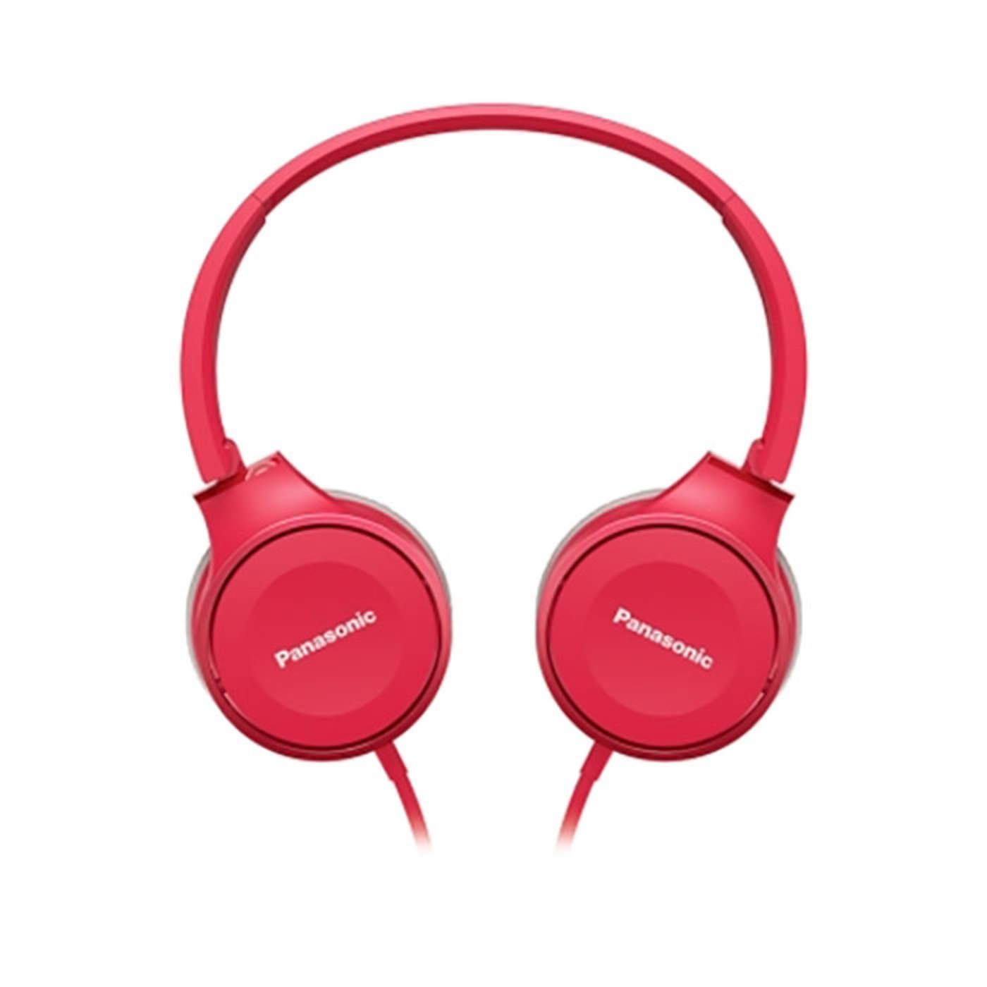 Audífonos de Diadema PANASONIC Alámbricos On Ear Manos Libres RP-HF100ME Rojo
