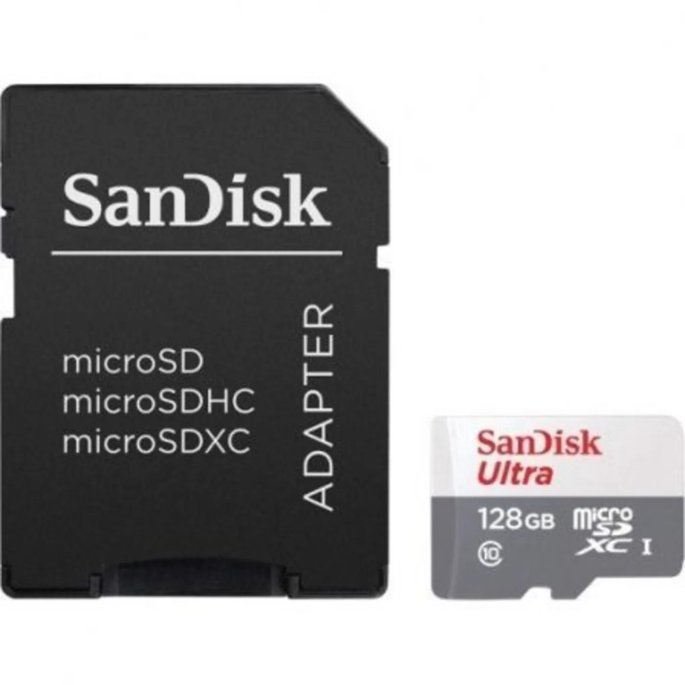 Memoria Micro SD SANDISK 128GB + Adaptador Clase 10