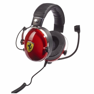Audífonos de Diadema THRUSTMASTER Alámbricos On Ear Gaming T Racing Scuderia Ferrari Rojo - 