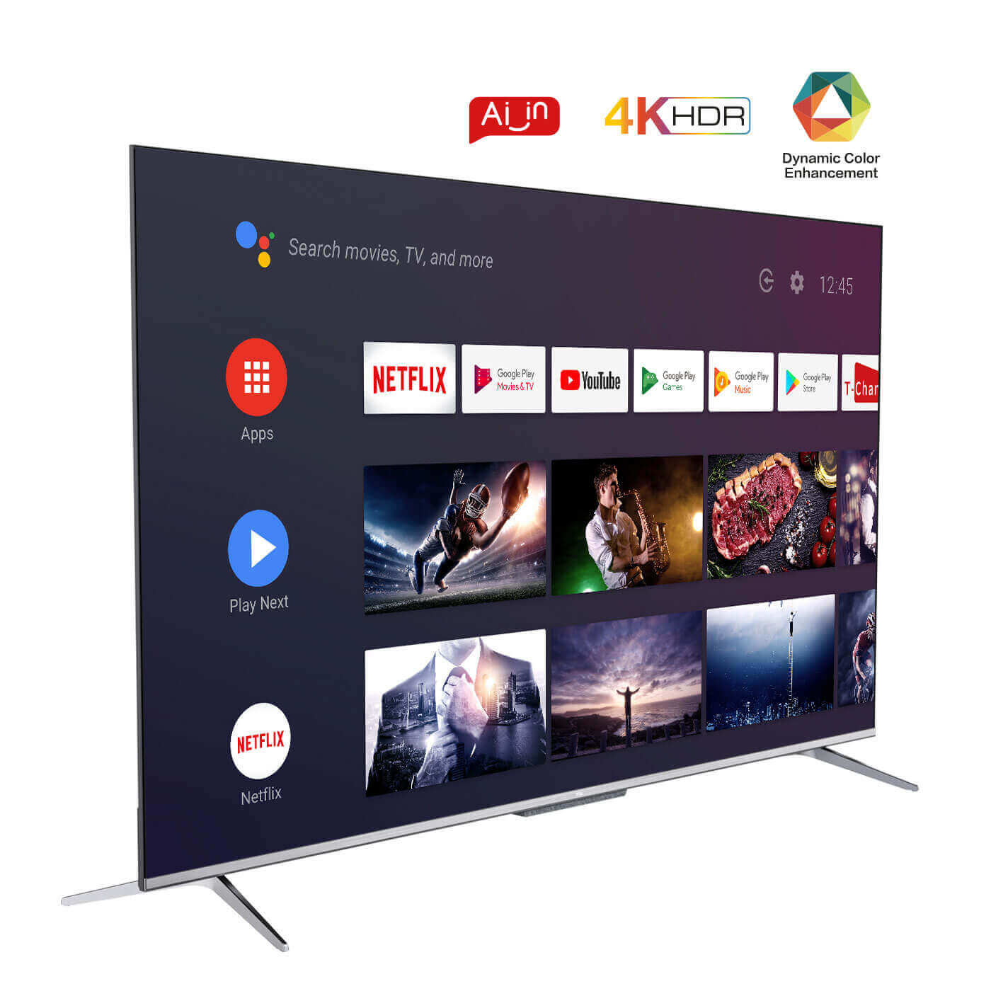 TV TCL 55" Pulgadas 139 cm 55P715 4K-UHD LED Smart TV Android