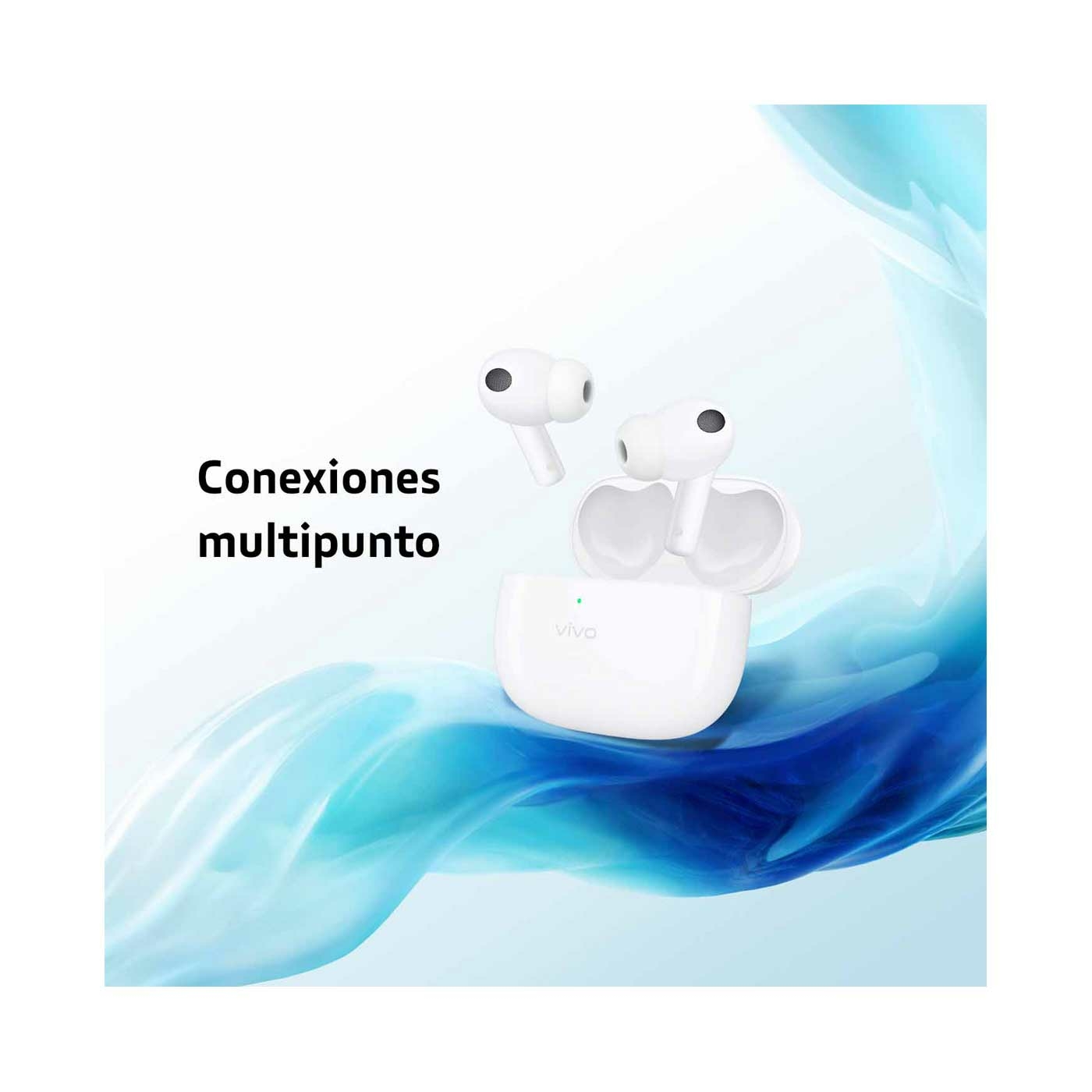 Audífonos VIVO Inalámbricos Bluetooth InEar TWS 2e Blanco