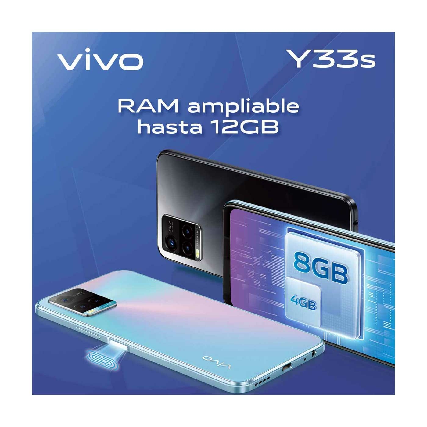 Celular VIVO Y33s 8GB+128GB Azul