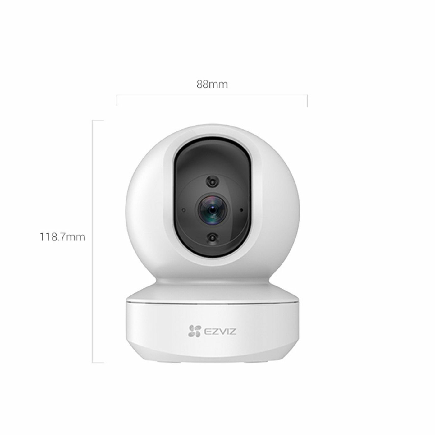 Cámara de Seguridad Rotativa 360° EZVIZ WiFi de Interior Vision Dia|Noche HD con Seguimiento Automático y Audio Bidireccional