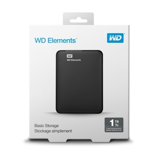 Disco Duro WD 1 TB Elements USB 3.0