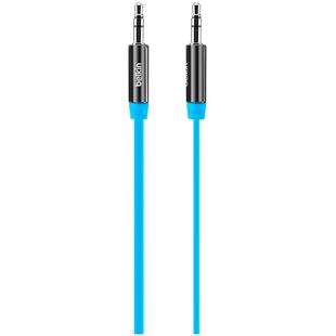 Cable BELKIN Auxiliar Uno a Uno 3.5 mm Plano de 90 Cm Azul