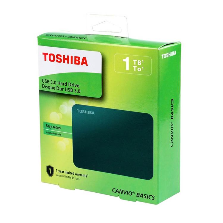 Disco TOSHIBA 1TB Basic USB 3.0 | Ktronix