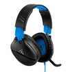 Audífonos de Diadema TURTLE BEACH Alámbricos Over Ear Recon 70P Gaming Negro/Azul para PS4, XBOX, Nintendo Switch, PC y móviles - 