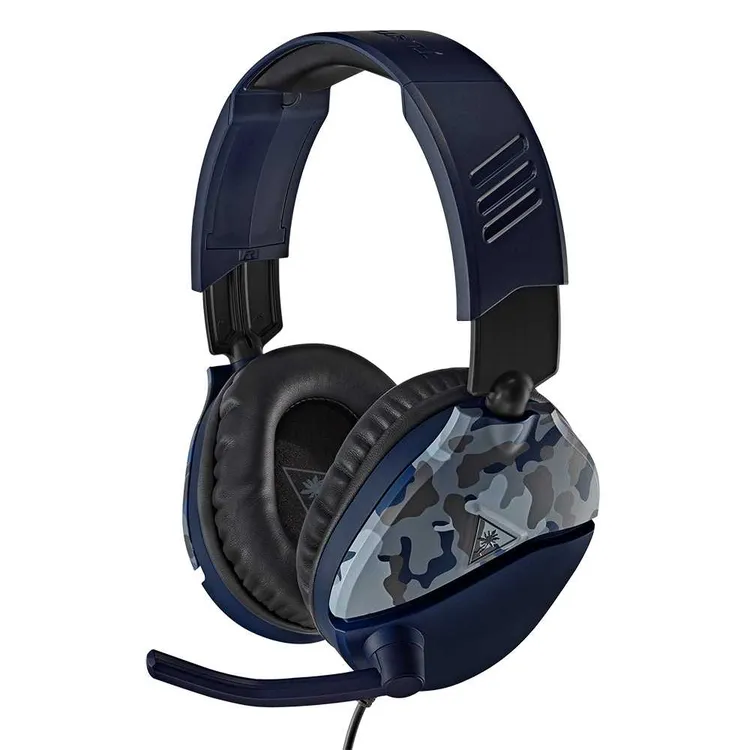 Audífonos de Diadema TURTLE BEACH Alámbricos Over Ear Recon 70P Gaming Multiplataforma Camo Azul