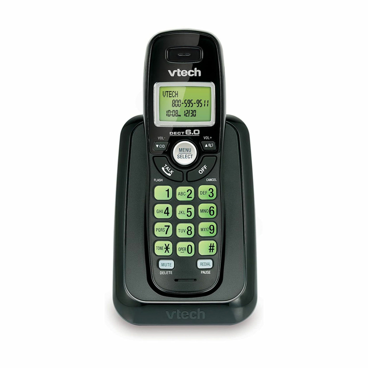 Teléfono Inalámbrico VTECH CS6114-11 CA Negro