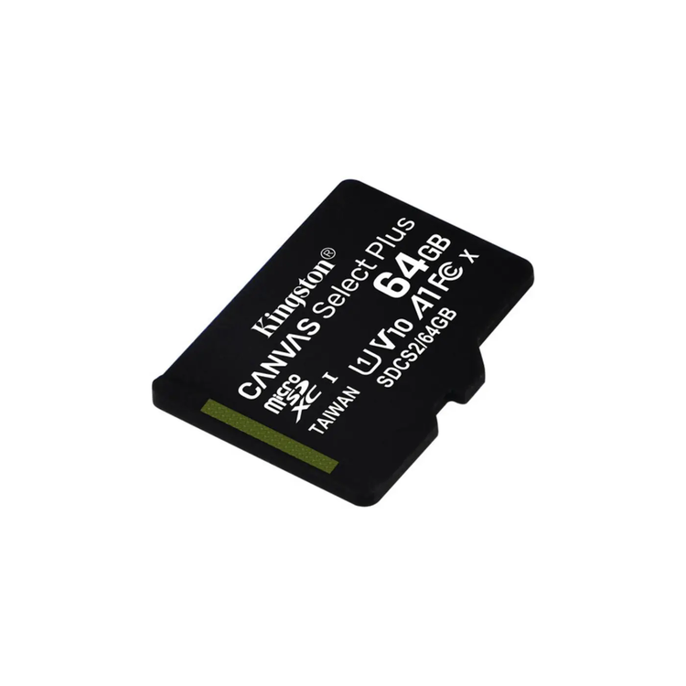 Memoria MicroSD KINGSTON 64GB + Adaptador Cl10