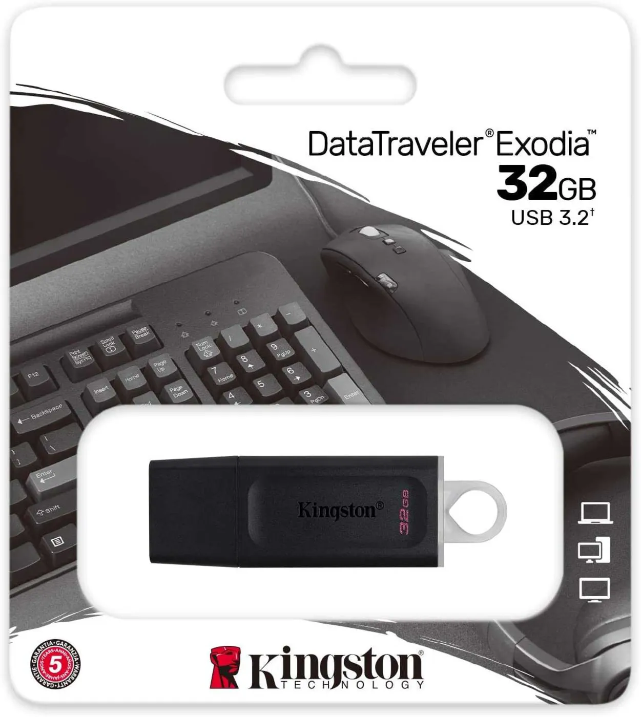 Memoria USB Exodia KINGSTON 32GB 3.2