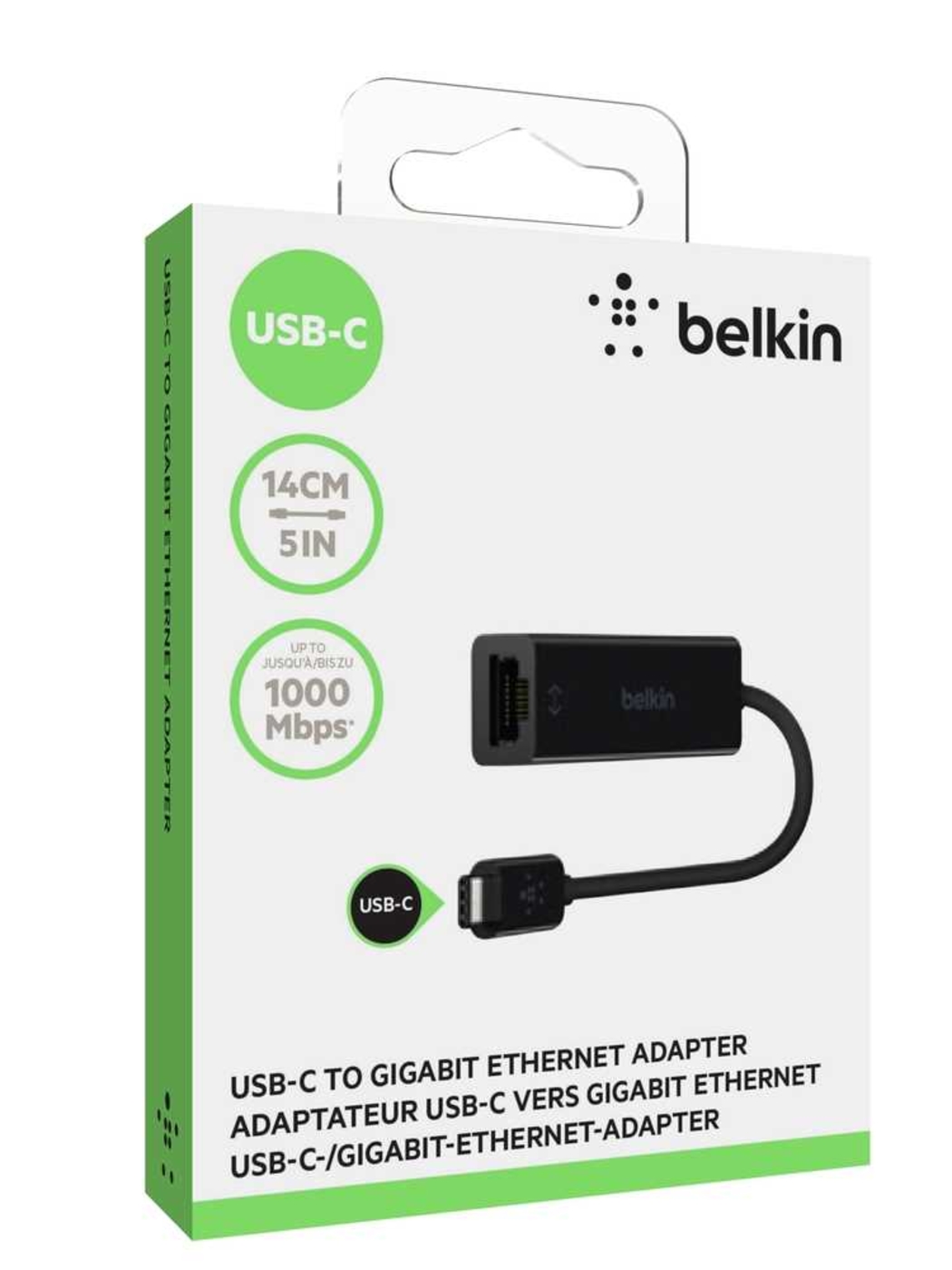 Adaptador BELKIN USB-C a Ethernet