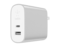 Adaptador|Cargador de Pared BELKIN Dual 39 W (27W USB-C|12W USB-A)