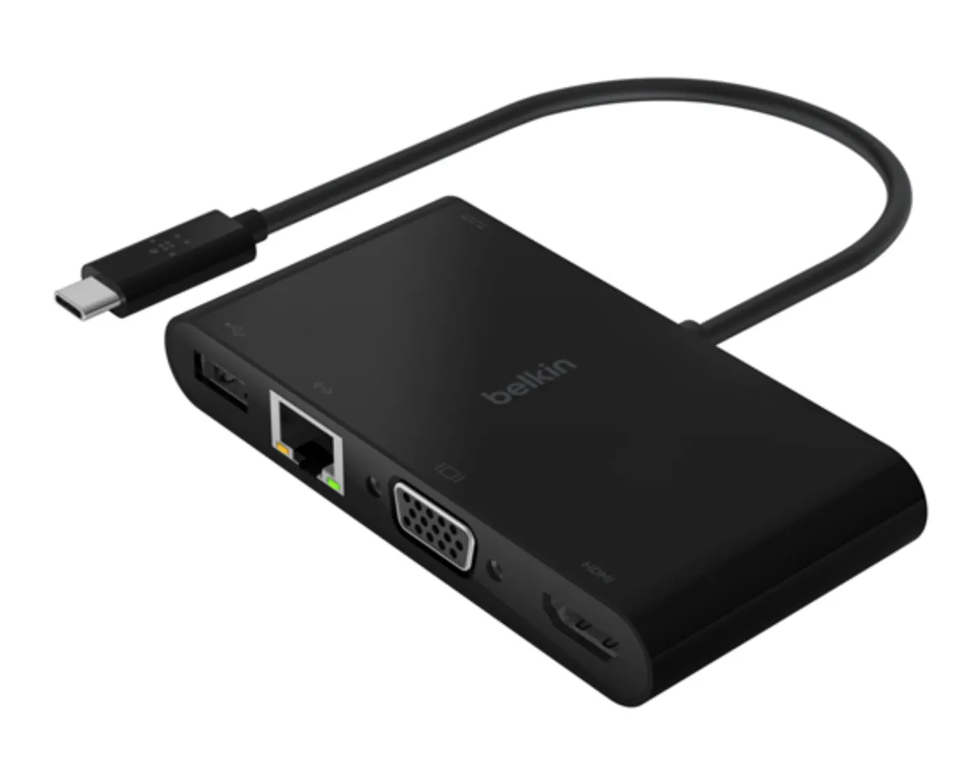 Adptador BELKIN USB-C a HDMI/VGA/Ethernet/USB
