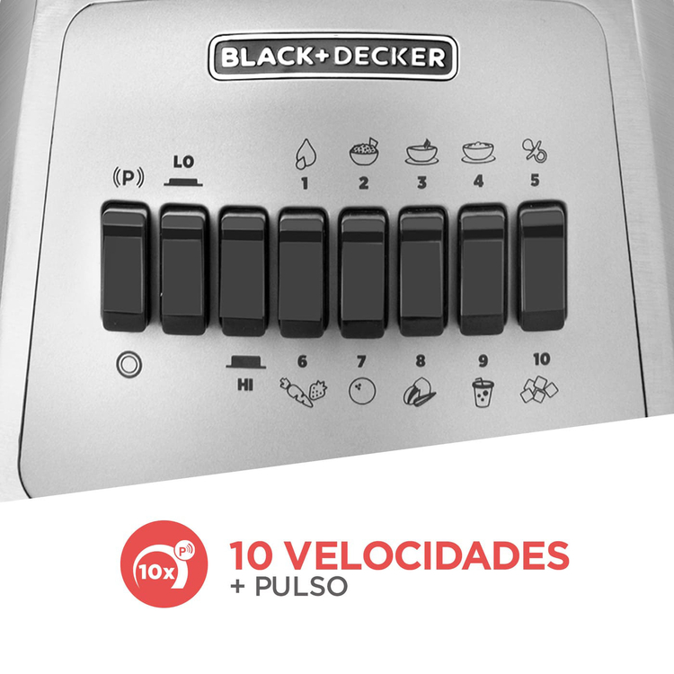Licuadora BLACK+DECKER BLBD210GSS Plateado Licuadora BLACK+DECKER BLBD210GSS Plateado