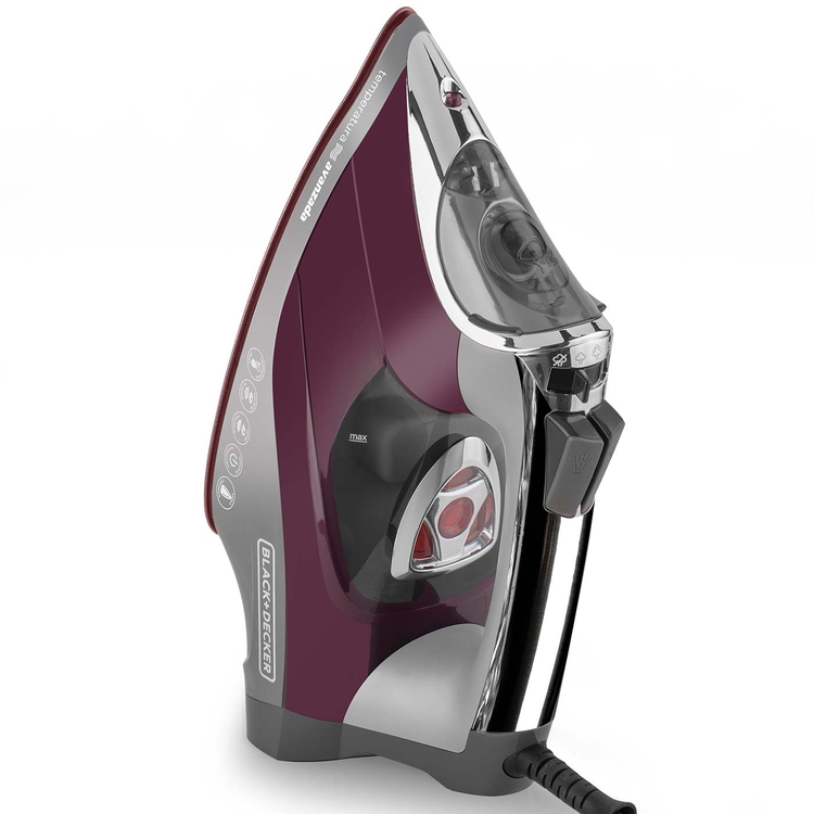 Plancha de Ropa BLACK+DECKER Temeperatura avanzada D3501 Vinotinto Plancha de Ropa BLACK+DECKER Temeperatura avanzada D3501 Vinotinto