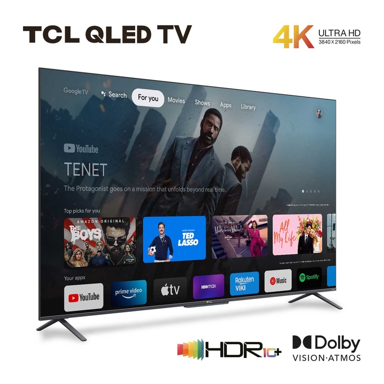 TV TCL 65" Pulgadas 164 cm 65C725 4K-UHD QLED Smart TV Google TV TCL 65" Pulgadas 164 cm 65C725 4K-UHD QLED Smart TV Google