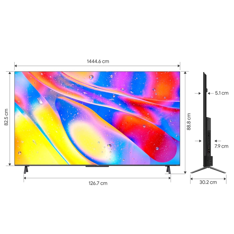 TV TCL 65" Pulgadas 164 cm 65C725 4K-UHD QLED Smart TV Google TV TCL 65" Pulgadas 164 cm 65C725 4K-UHD QLED Smart TV Google