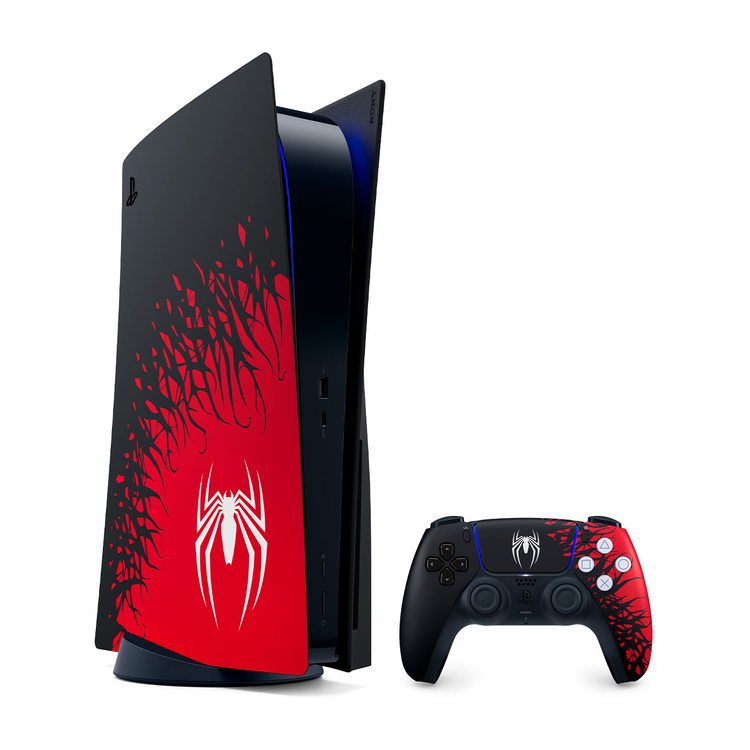 Consola PS5 Estándar 825GB + 1 Control Dualsense Edición Limitada Spider-Man 2