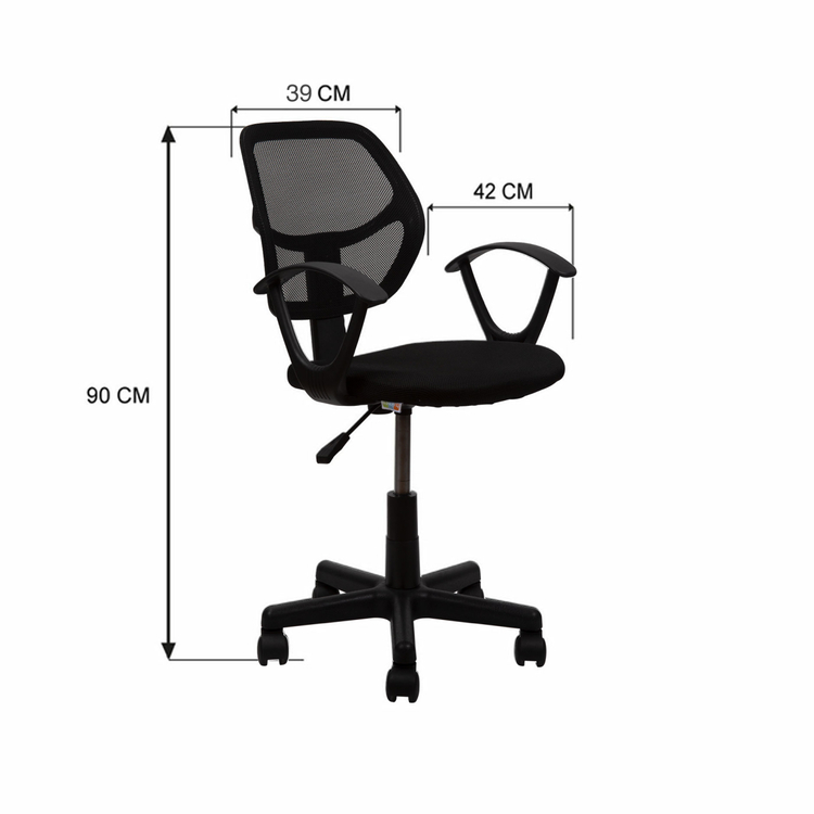Silla de Oficina TUKASA 5056 Negra Silla de Oficina TUKASA 5056 Negra