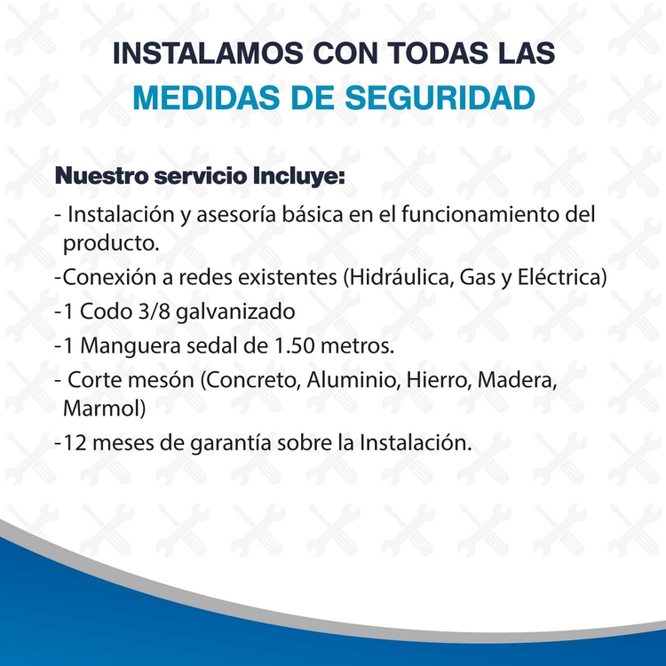 Instalación de Estufa + Corte de Mesón  Instalación de Estufa + Corte de Mesón
