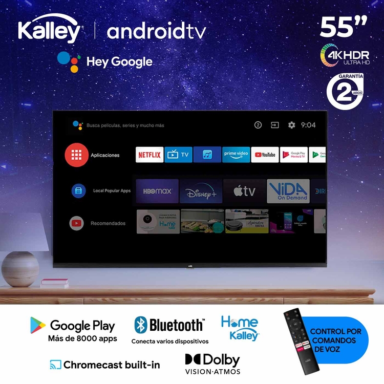TV KALLEY 55" ATV55UHDW 4KUHD TV KALLEY 55" ATV55UHDW 4KUHD