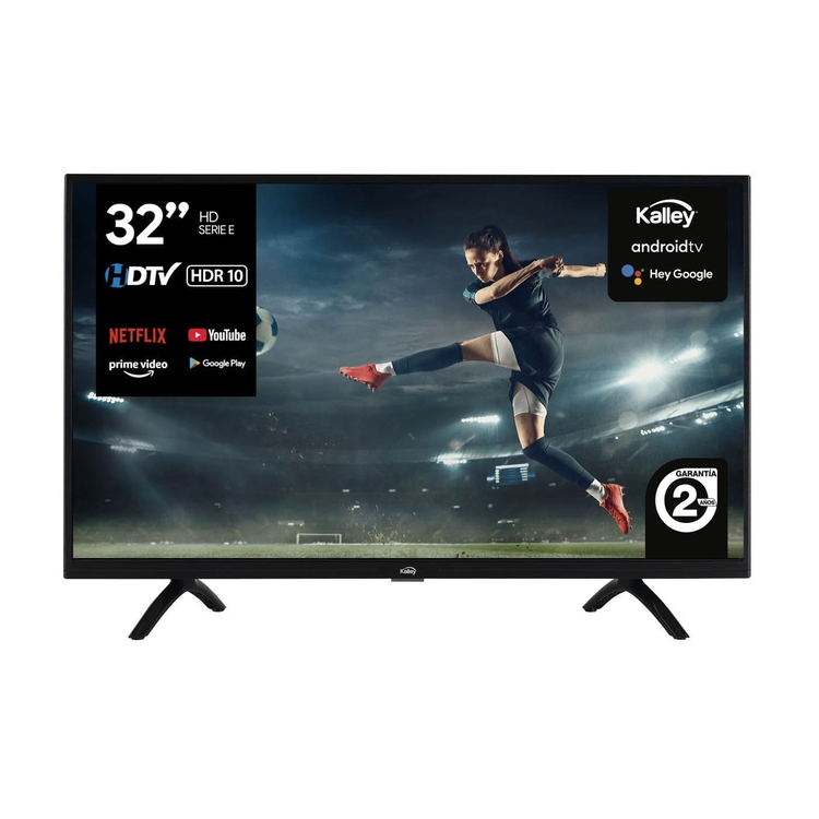 TV KALLEY 32 Pulgadas 81 cm ATV32HDE HD LED Plano Smart TV Android