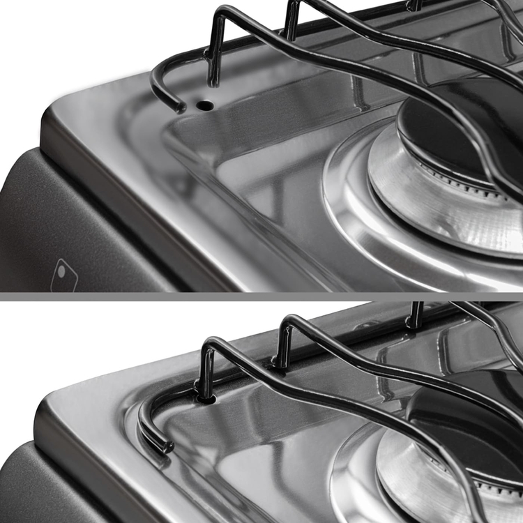 Estufa de Mesa SUPERIOR 4 Puestos Gas Propano 7053 Gris Estufa de Mesa SUPERIOR 4 Puestos Gas Propano 7053 Gris