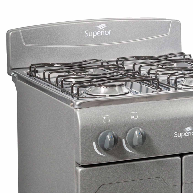 Estufa de Piso SUPERIOR 4 Puestos Gas Natural 7015 Gris Estufa de Piso SUPERIOR 4 Puestos Gas Natural 7015 Gris