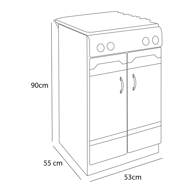 Estufa de Piso SUPERIOR 4 Puestos Gas Natural 7016-1 Negro Estufa de Piso SUPERIOR 4 Puestos Gas Natural 7016-1 Negro