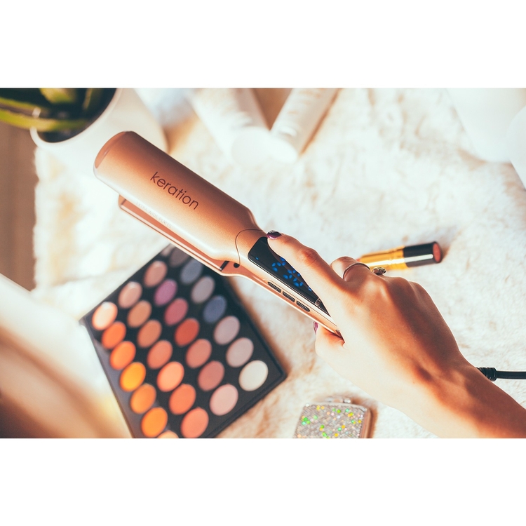 Plancha de Cabello GAMA Xwide Keration Rosado Plancha de Cabello GAMA Xwide Keration Rosado