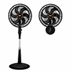 Ventilador SAMURAI Ultra Silence Force 5 Vel 2 en 1 Negro - " Ventilador SAMURAI Ultra Silence Force 5 Vel 2 en 1 Negro -