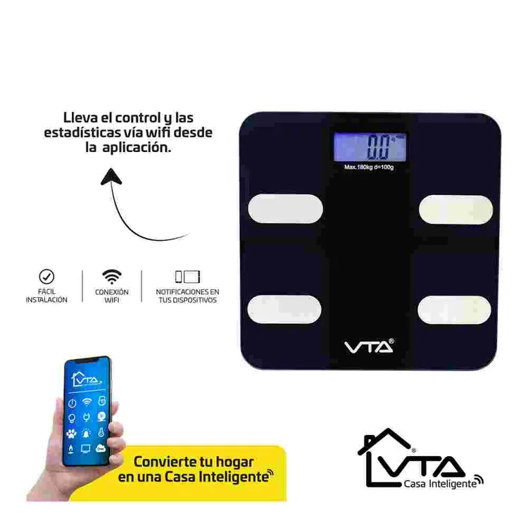Báscula VTA Inteligente Recargable WiFi
