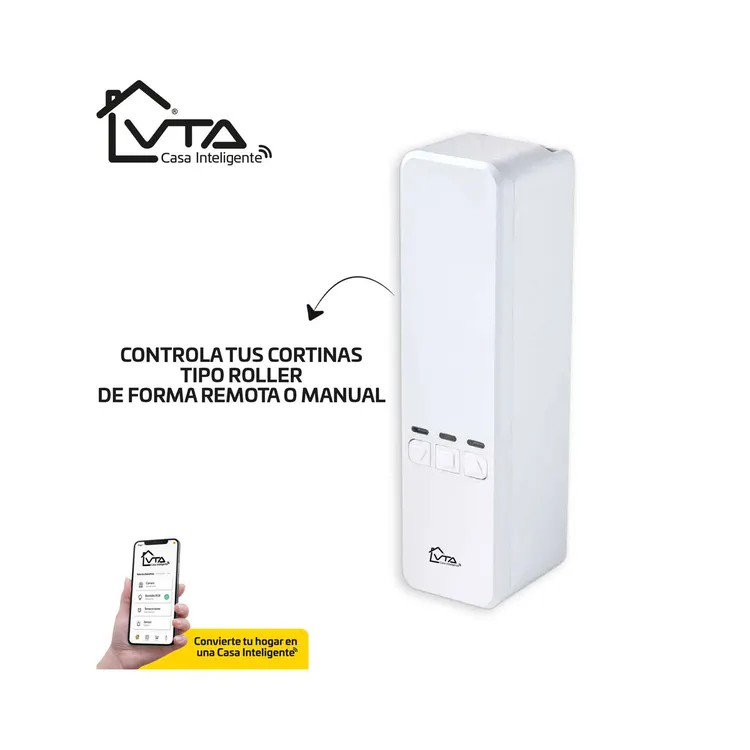 Control de Persianas y Cortinas con Motor VTA Casa Inteligente WiFi