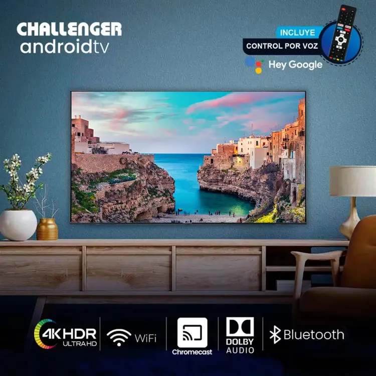 TV CHALLENGER 58" Pulgadas 146 cm 58LO70BT 4K-UHD LED Smart TV Android