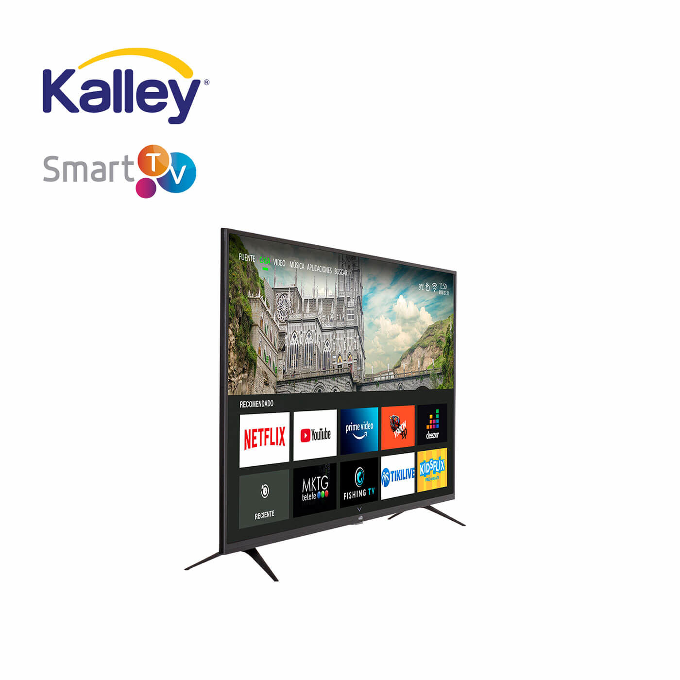 Televisor Kalley 43 Pulgadas FULL HD LED SMART TV K-ATV43FHDE - Compucentro