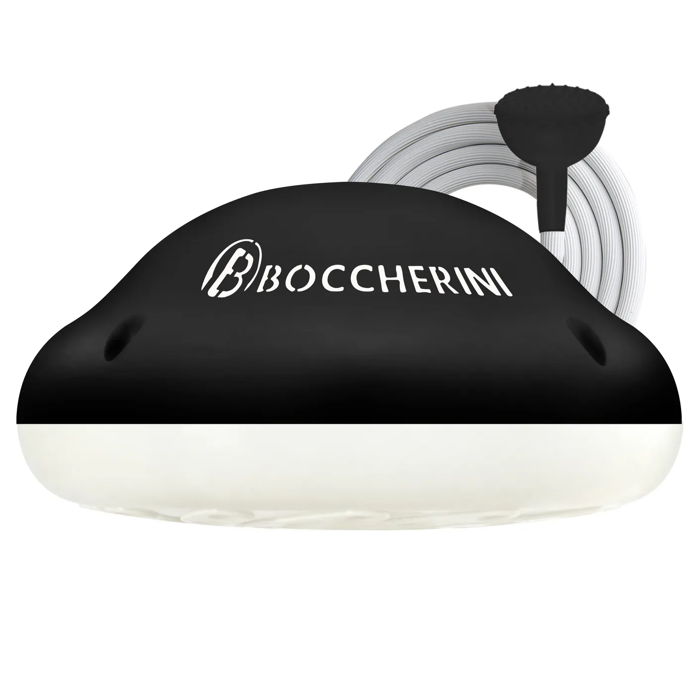 Ducha Electrica BOCCHERINI Premium Zent Blanca-Negra 120V con Manguera