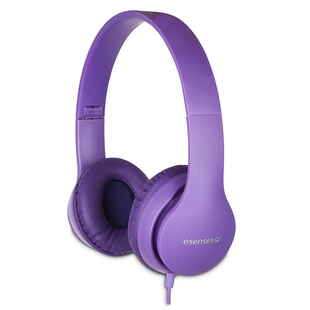 Audífonos de Diadema ESENSES Alámbricos On Ear HP-801 Morado